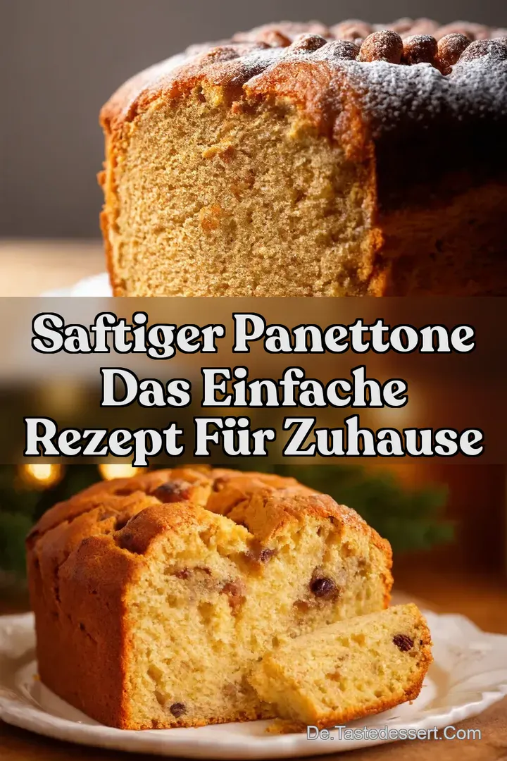 Saftiger Panettone Das Einfache Rezept f&uuml;r Zuhause