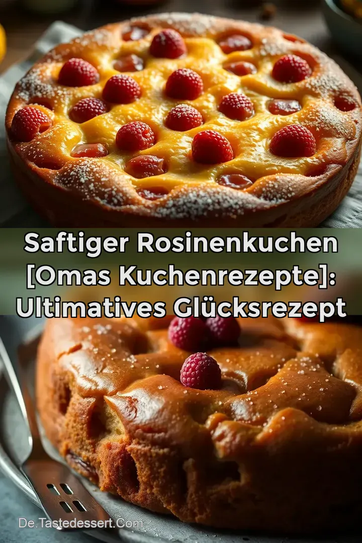 Saftiger Rosinenkuchen [Omas Kuchenrezepte]: Ultimatives Glücksrezept
