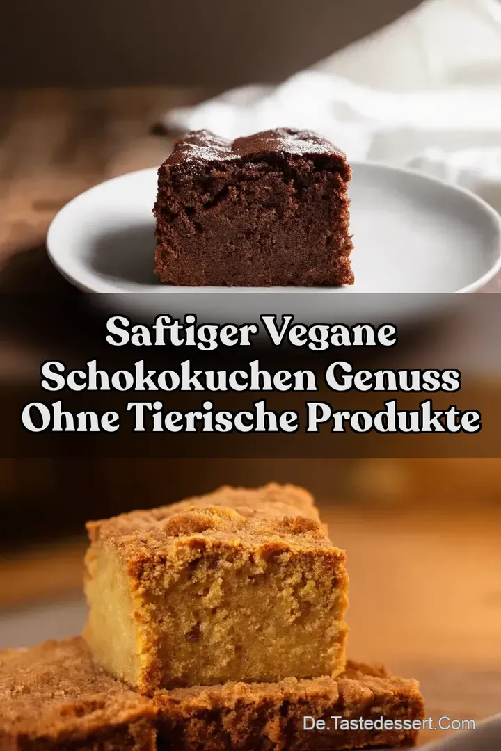 Saftiger Vegane Schokokuchen Genuss Ohne Tierische Produkte