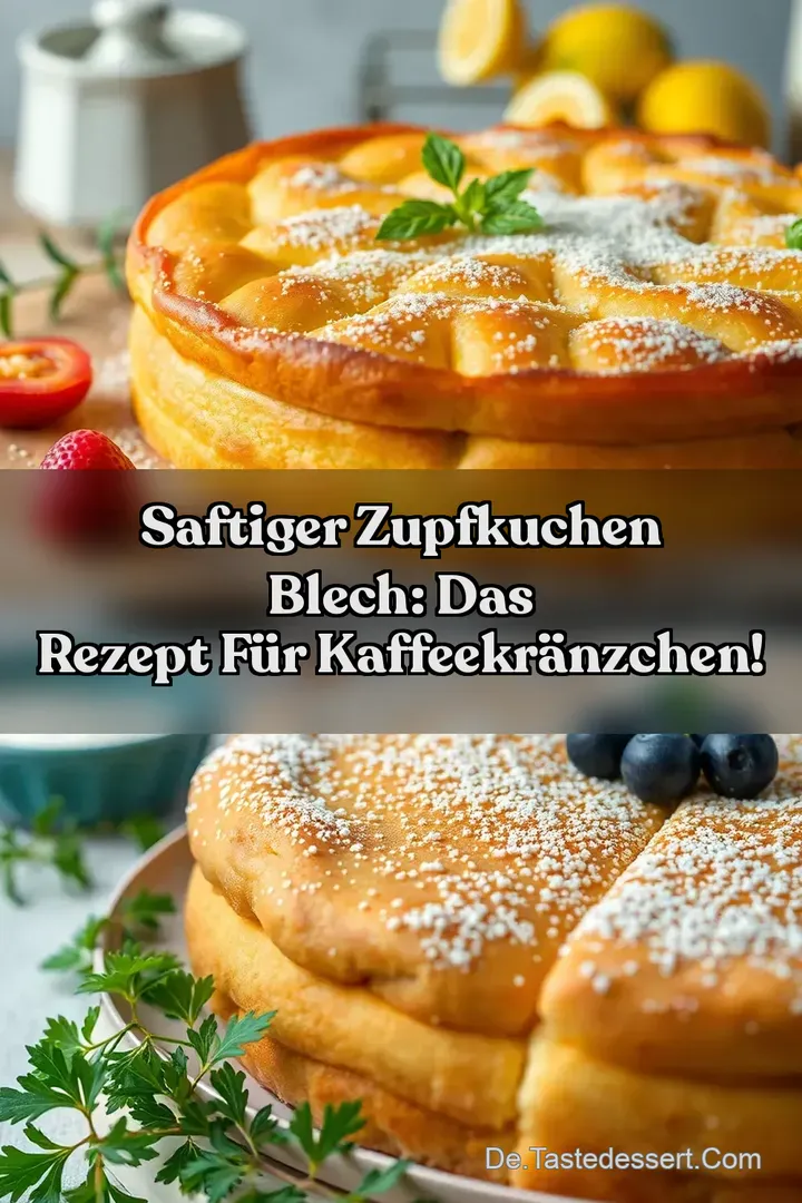 Saftiger Zupfkuchen Blech: Das Rezept für Kaffeekränzchen!