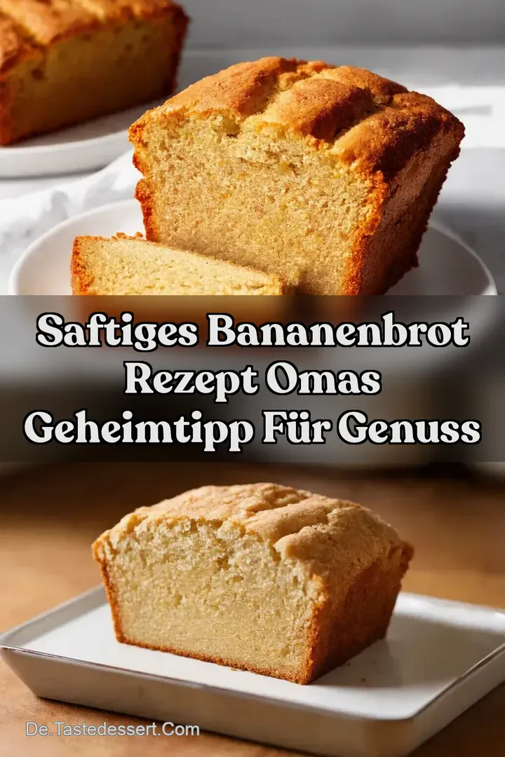 Saftiges Bananenbrot Rezept Omas Geheimtipp f&uuml;r Genuss