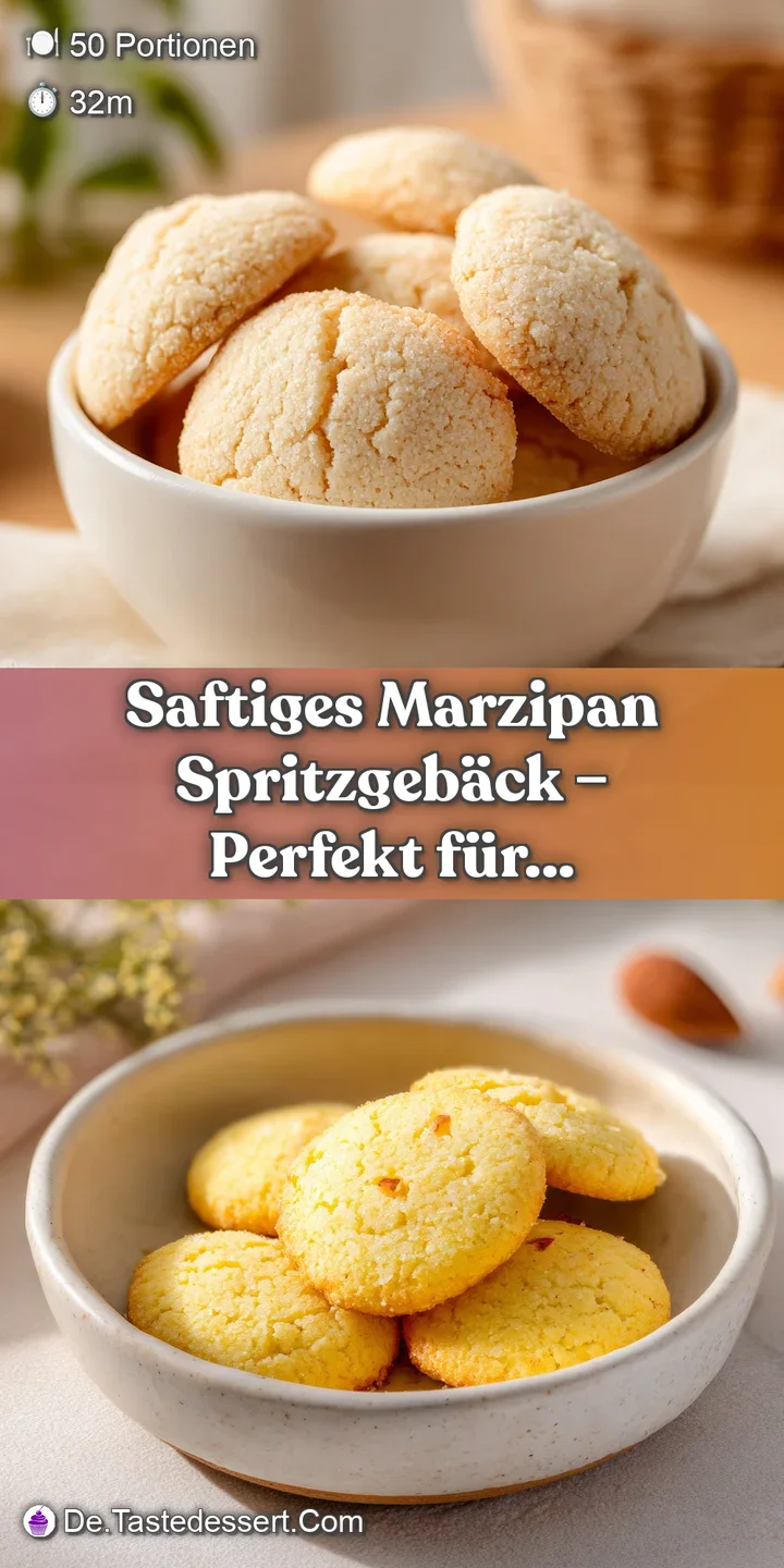 Close-up of a star-shaped spritz cookie revealing its crumbly texture and sweet marzipan filling, hinting at its delicious...