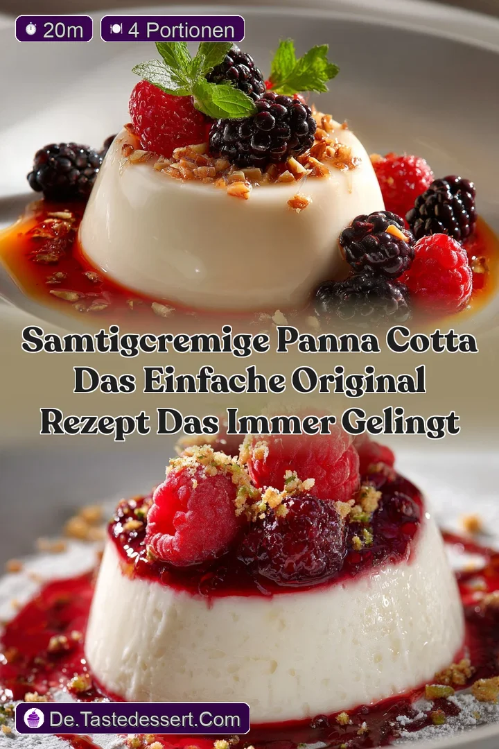 SamtigCremige Panna Cotta Das einfache Original Rezept das immer gelingt