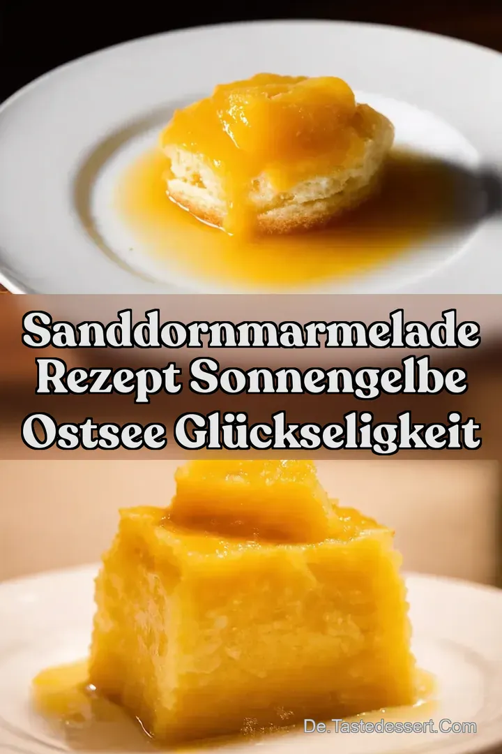 Sanddornmarmelade Rezept Sonnengelbe Ostsee Glückseligkeit