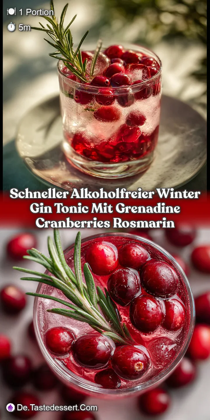 Close-up of a sparkling gin & tonic. The deep red cranberry juice mixes with the bubbles, creating a textured and inviting...