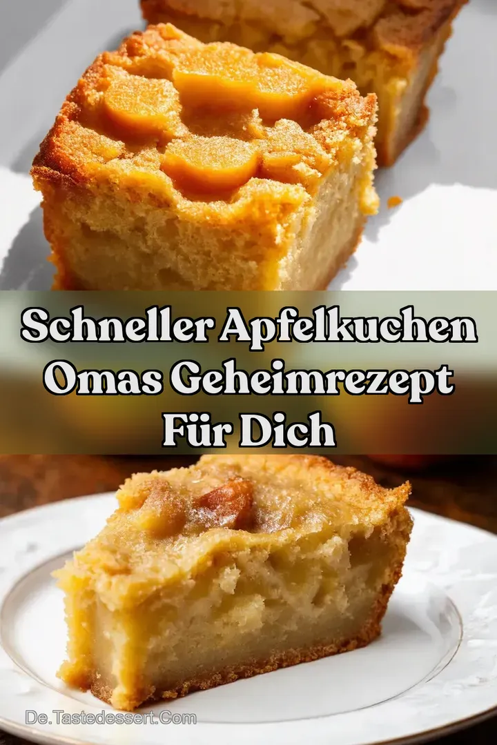 Schneller Apfelkuchen Omas Geheimrezept F&uuml;r Dich