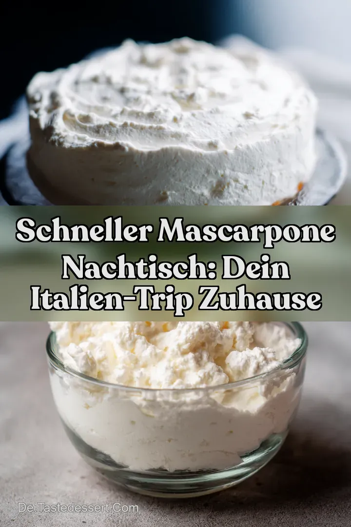 Schneller Mascarpone Nachtisch: Dein Italien-Trip Zuhause