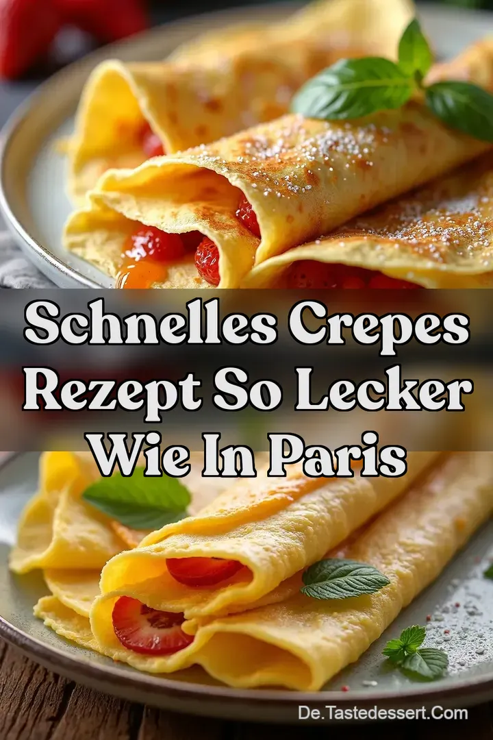 Schnelles Crepes Rezept So Lecker wie in Paris