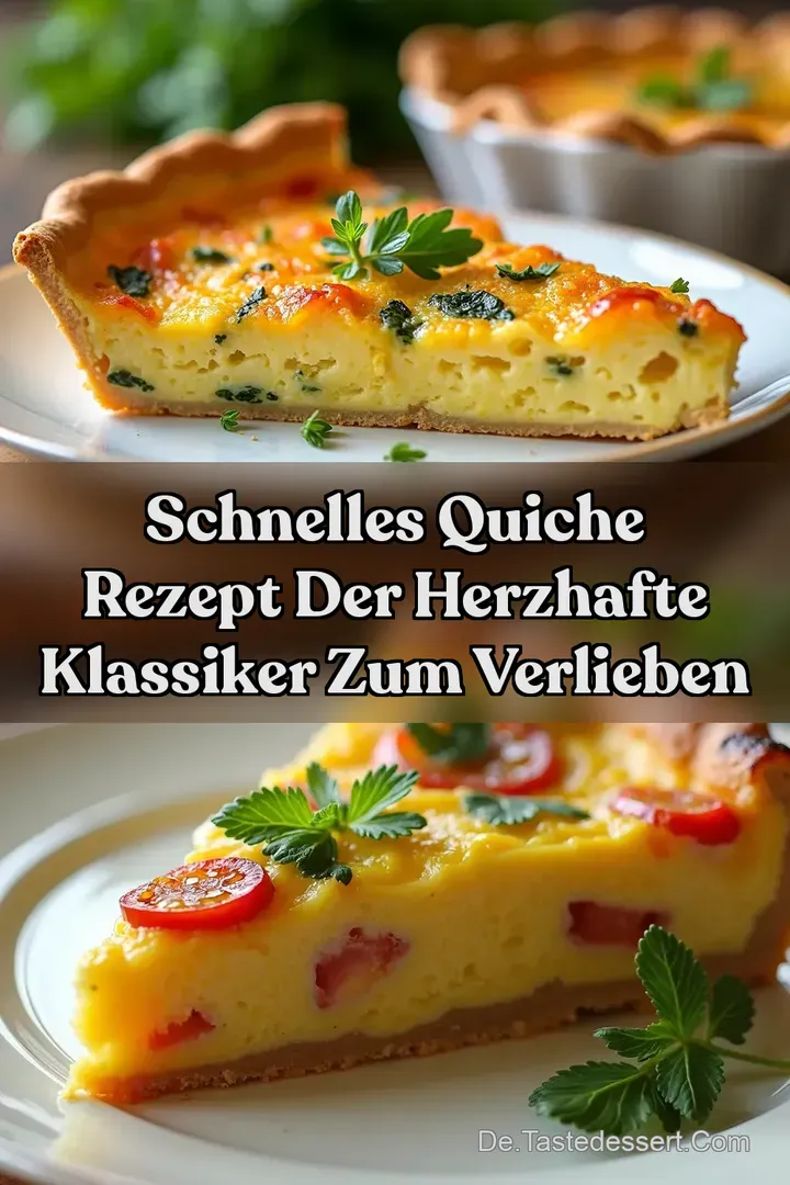 Schnelles Quiche Rezept Der herzhafte Klassiker zum Verlieben