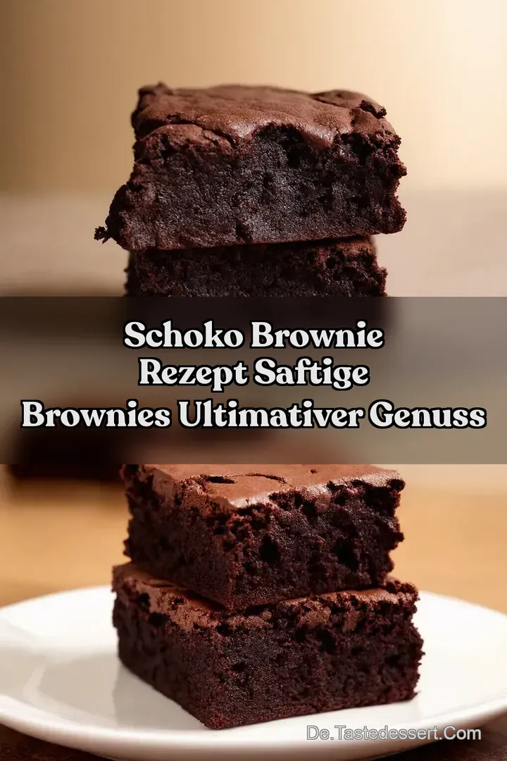 Schoko Brownie Rezept Saftige Brownies Ultimativer Genuss