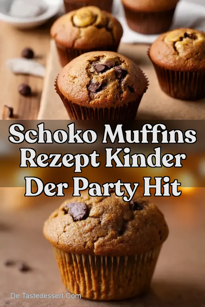 Schoko Muffins Rezept Kinder Der Party Hit