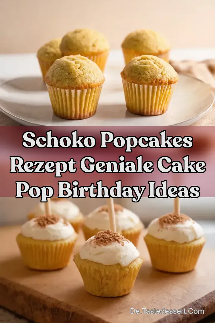 Schoko Popcakes Rezept Geniale Cake Pop Birthday Ideas