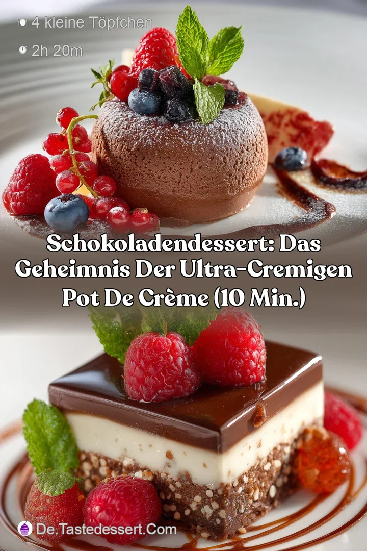 SchokoladenDessert: Das Geheimnis der ultra-cremigen Pot de Cr&egrave;me (10 Min.)