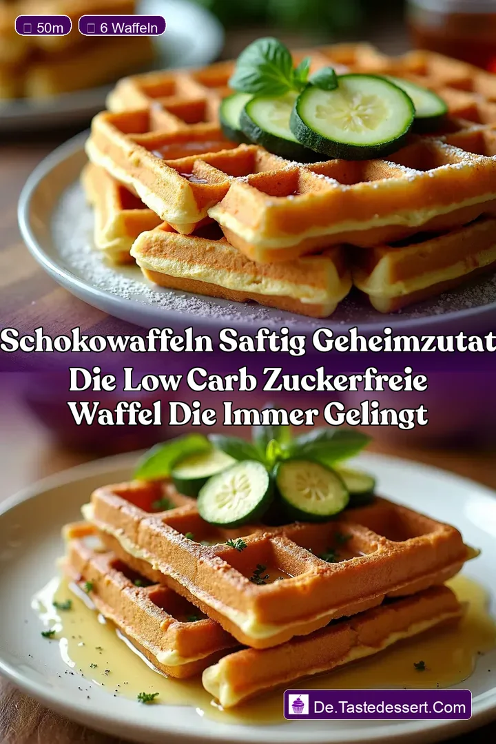 Schokowaffeln Saftig Geheimzutat Die Low Carb Zuckerfreie Waffel Die Immer Gelingt