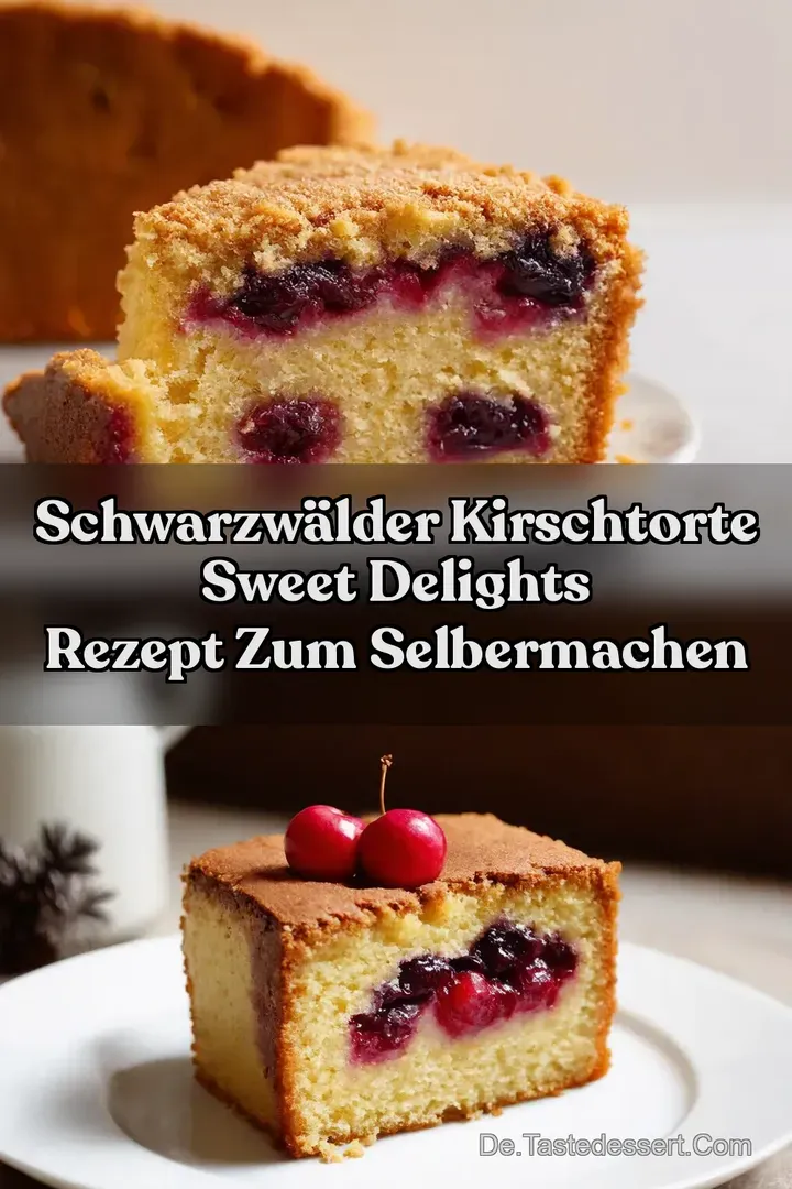 Schwarzw&auml;lder Kirschtorte Sweet Delights Rezept zum Selbermachen