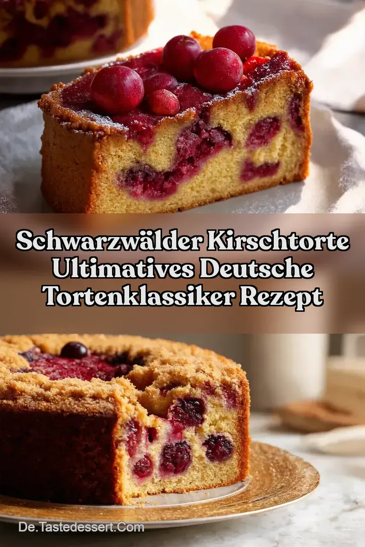 Schwarzw&auml;lder Kirschtorte Ultimatives Deutsche Tortenklassiker Rezept