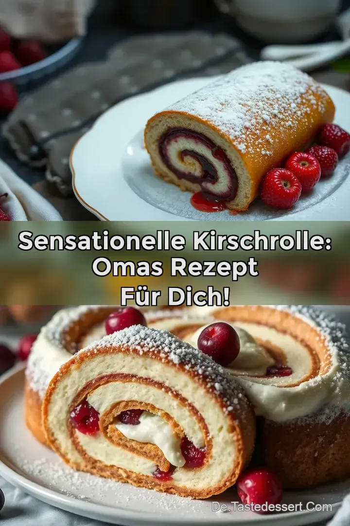 Sensationelle Kirschrolle: Omas Rezept für Dich!