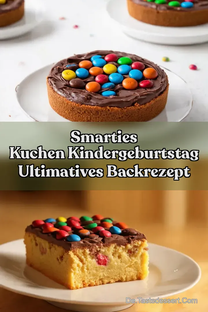 Smarties Kuchen Kindergeburtstag Ultimatives Backrezept