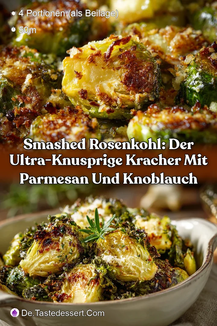 Smashed Rosenkohl: Der ultra-knusprige Kracher mit Parmesan und Knoblauch