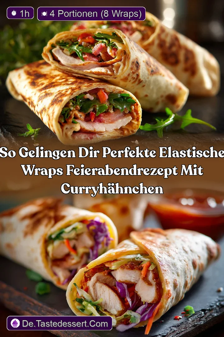 So gelingen dir perfekte elastische Wraps FeierabendRezept mit CurryH&auml;hnchen