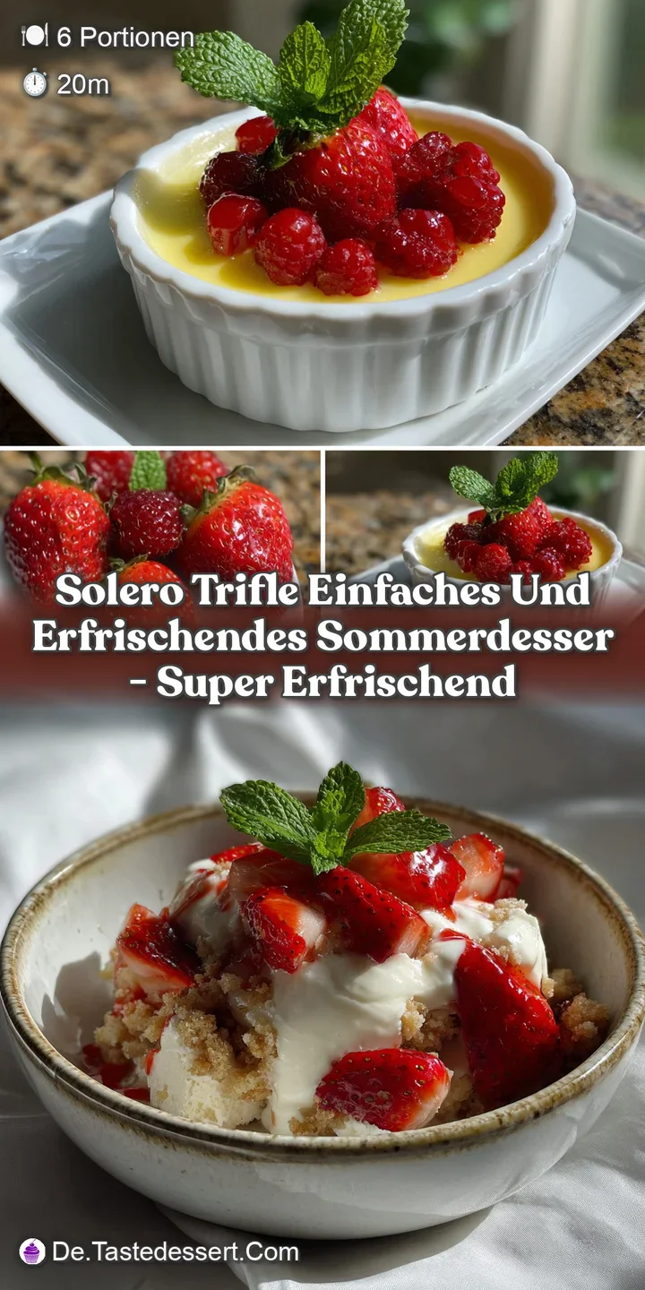 Close-up of a layered dessert, with creamy white mousse contrasting bright yellow mango and juicy red berries, a cool, tem...