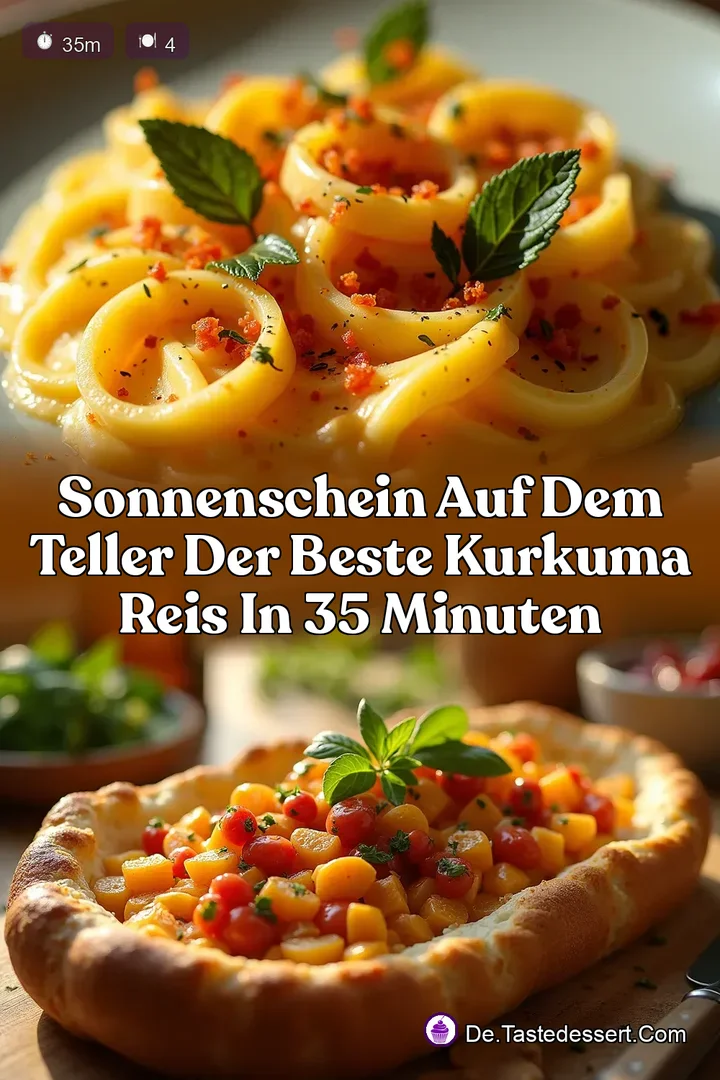 Sonnenschein auf dem Teller Der beste Kurkuma Reis in 35 Minuten