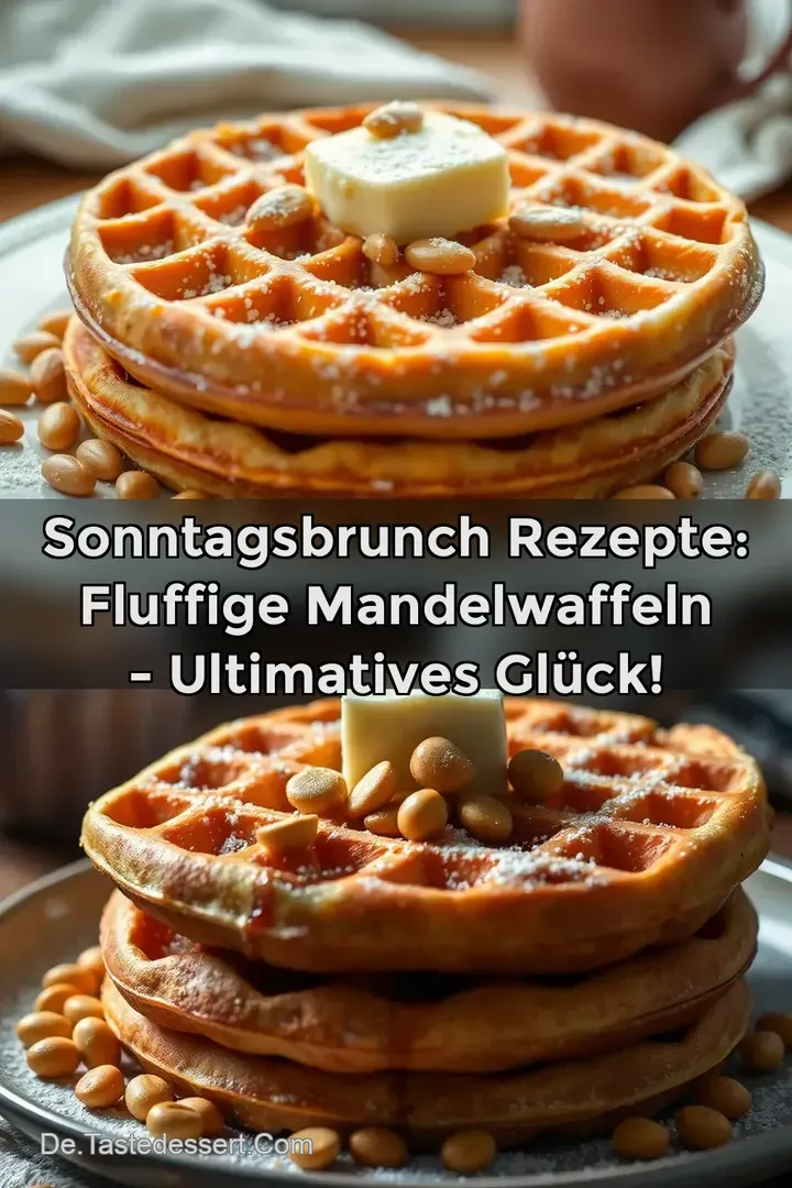 Sonntagsbrunch Rezepte: Fluffige Mandelwaffeln - Ultimatives Gl&uuml;ck!