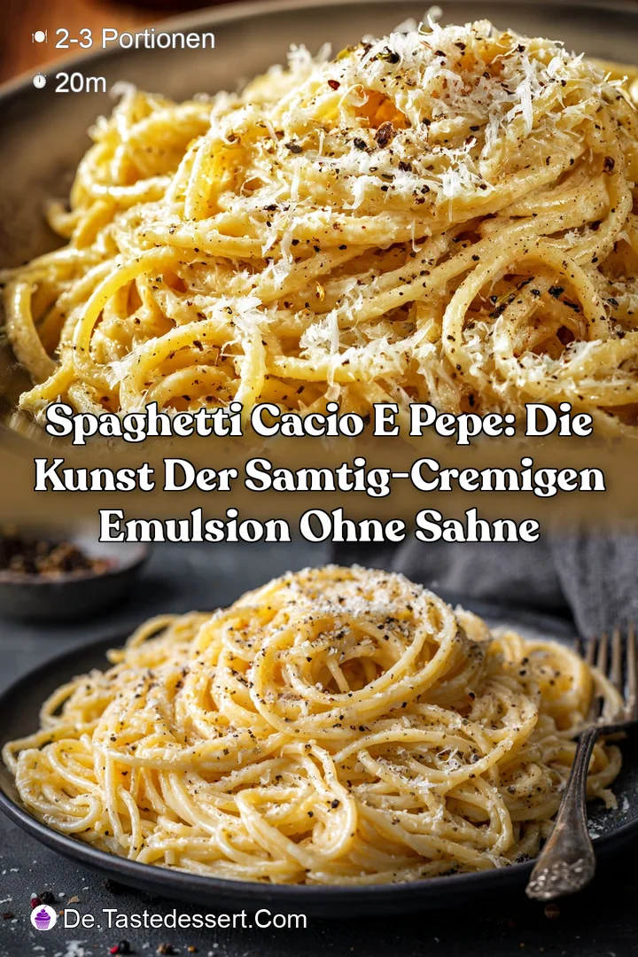 Spaghetti Cacio e Pepe: Die Kunst der samtig-cremigen Emulsion ohne Sahne