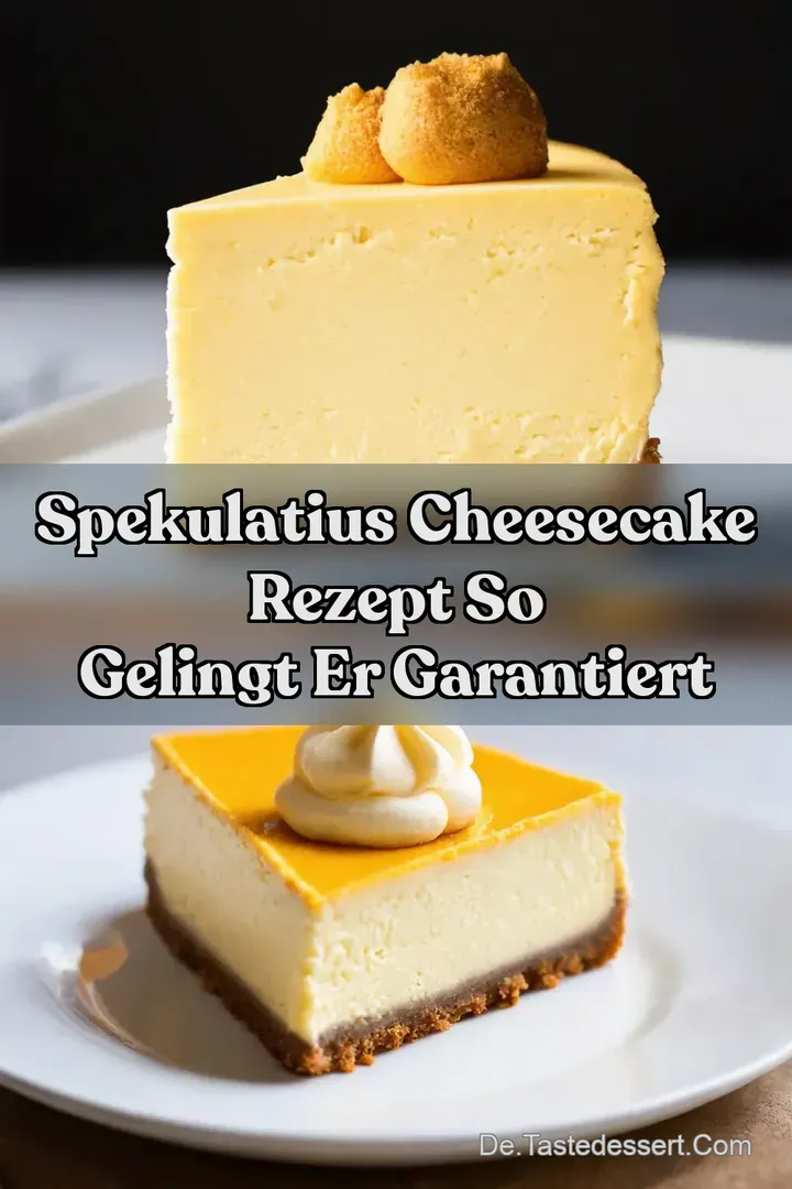 Spekulatius Cheesecake Rezept So gelingt er garantiert
