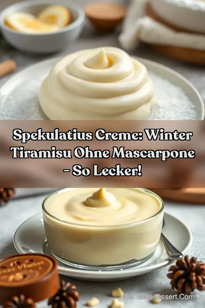 Spekulatius Creme: Winter Tiramisu ohne Mascarpone - so lecker!