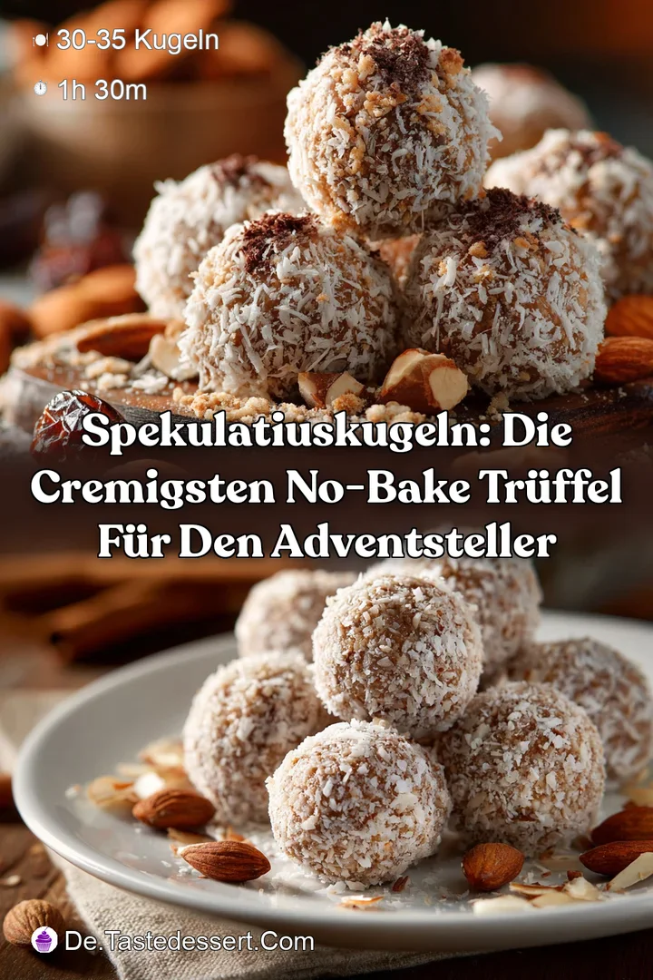 SpekulatiusKugeln: Die cremigsten No-Bake Tr&uuml;ffel f&uuml;r den Adventsteller