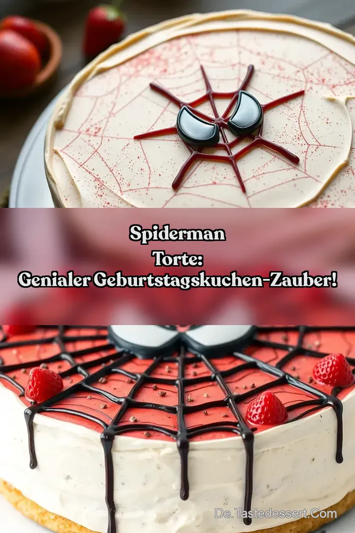 Spiderman Torte: Genialer Geburtstagskuchen-Zauber!