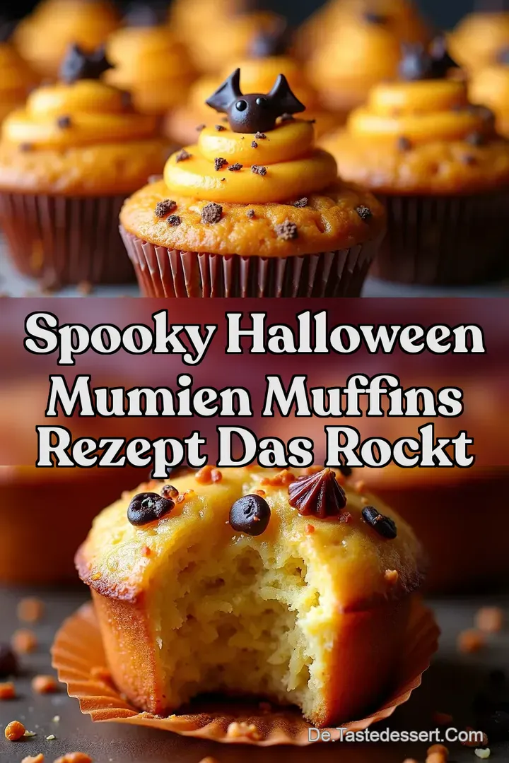Spooky Halloween Mumien Muffins Rezept das rockt
