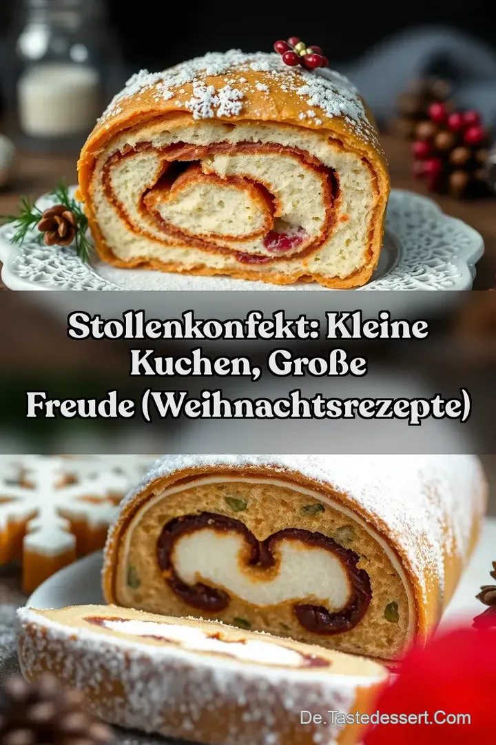 Stollenkonfekt: Kleine Kuchen große Freude (Weihnachtsrezepte)