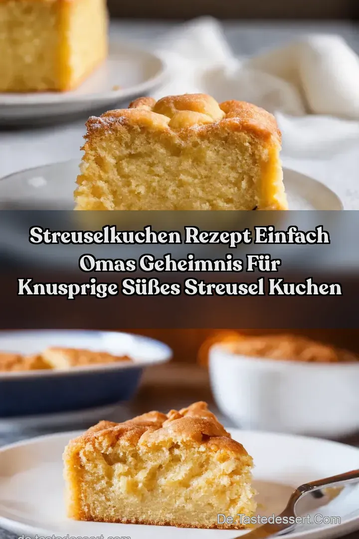 Streuselkuchen Rezept Einfach Omas Geheimnis Für Knusprige Süßes Streusel Kuchen