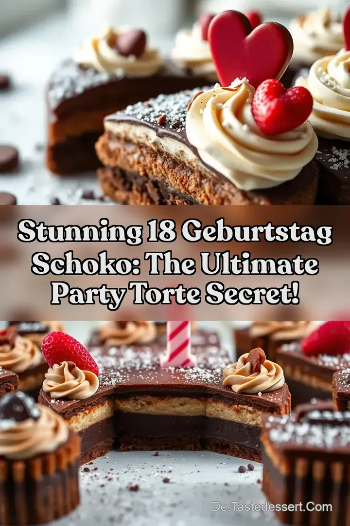 Stunning 18 Geburtstag Schoko: The Ultimate Party Torte Secret!