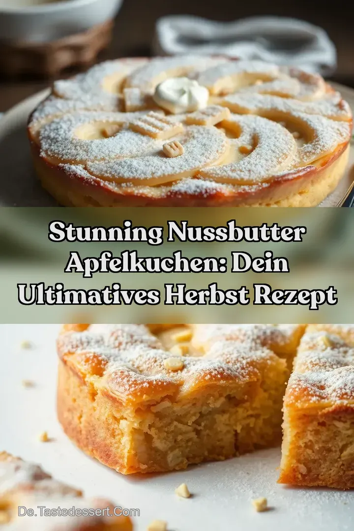 Stunning Nussbutter Apfelkuchen: Dein ultimatives Herbst Rezept