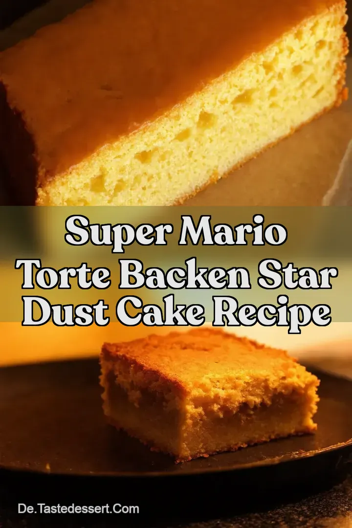Super Mario Torte Backen Star Dust Cake Recipe