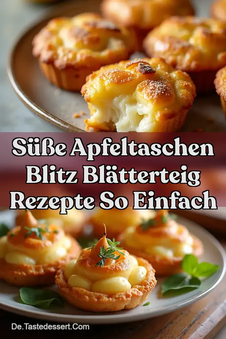 S&uuml;&szlig;e Apfeltaschen Blitz Bl&auml;tterteig Rezepte So Einfach