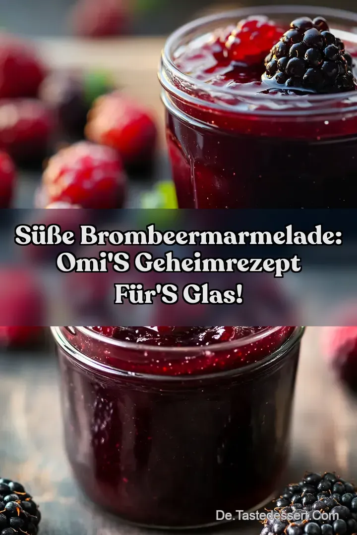 Süße Brombeermarmelade: Omi&#039 s Geheimrezept für&#039 s Glas!