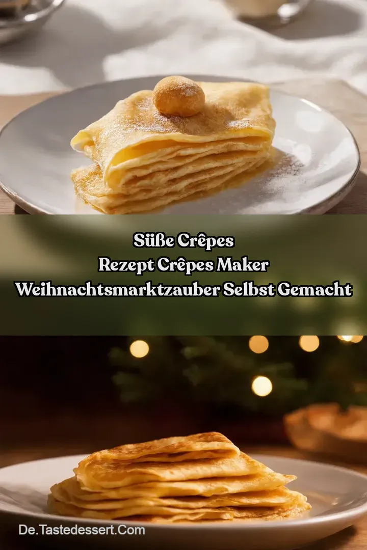 S&uuml;&szlig;e Cr&ecirc;pes Rezept Cr&ecirc;pes Maker Weihnachtsmarktzauber selbst gemacht