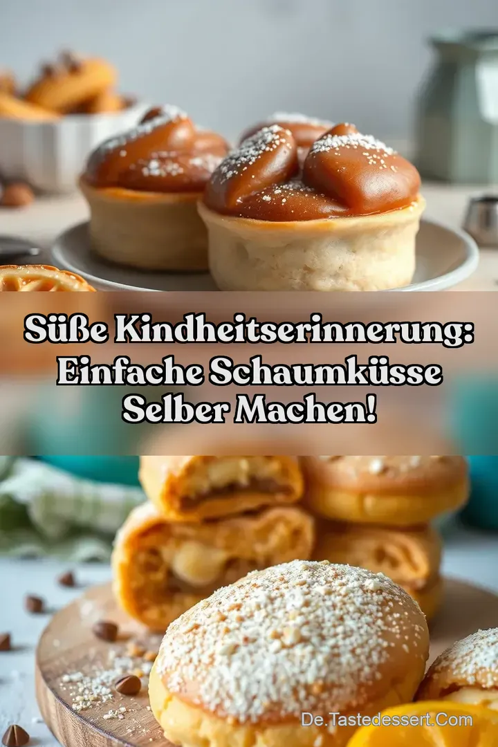 Süße Kindheitserinnerung: Einfache Schaumküsse selber machen!