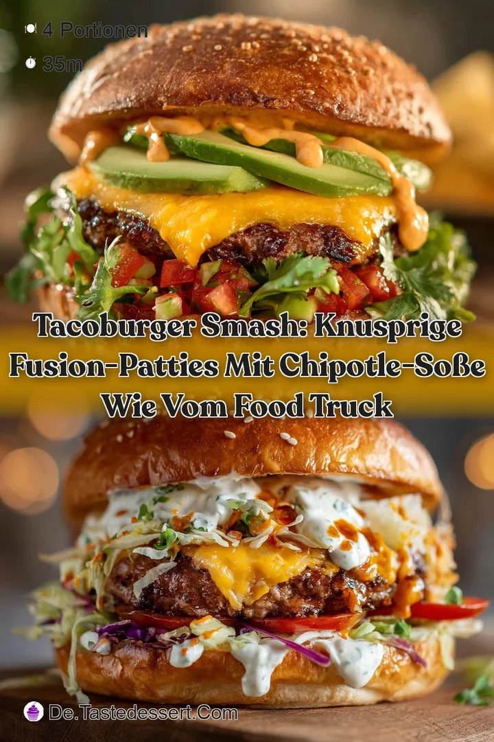 TacoBurger Smash: Knusprige Fusion-Patties mit Chipotle-So&szlig;e wie vom Food Truck