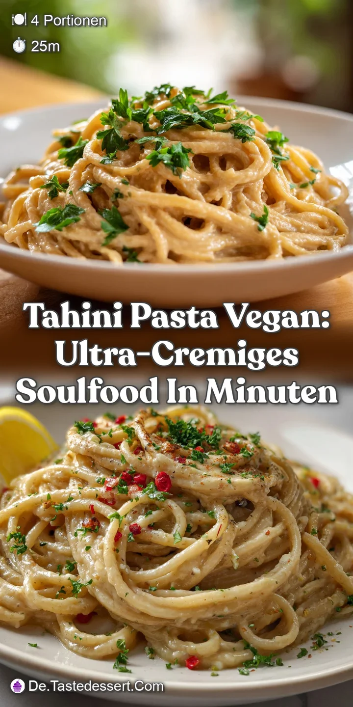 Tahini Pasta Vegan: Ultra-Cremiges Soulfood in Minuten