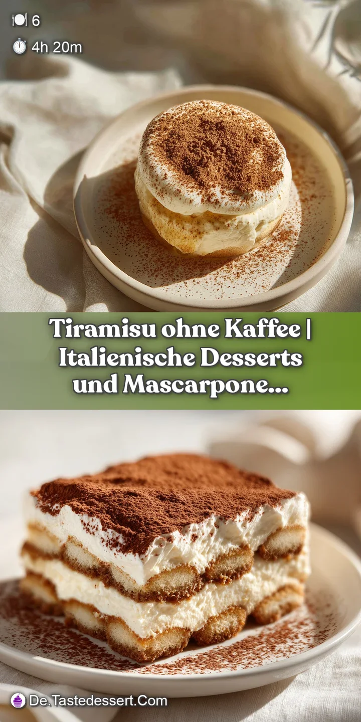 Smooth, pale mascarpone cream contrasts with rich, dark cocoa powder in a tempting close-up.