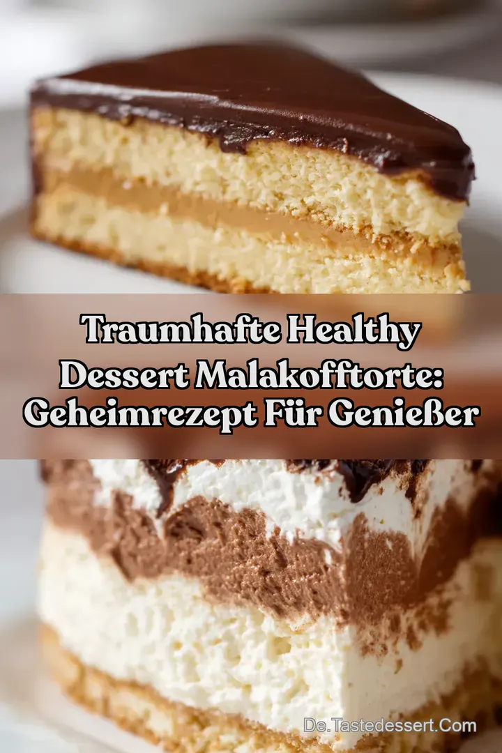 Traumhafte Healthy Dessert Malakofftorte: Geheimrezept für Genießer