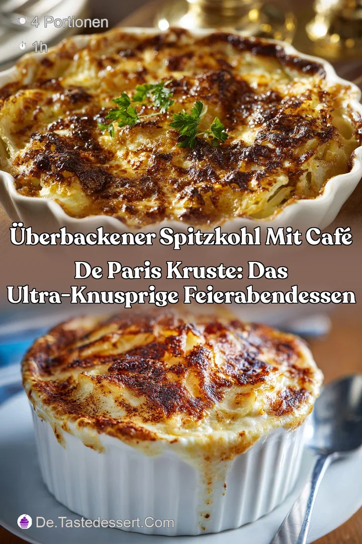 &Uuml;berbackener Spitzkohl mit Caf&eacute; de Paris Kruste: Das ultra-knusprige Feierabendessen