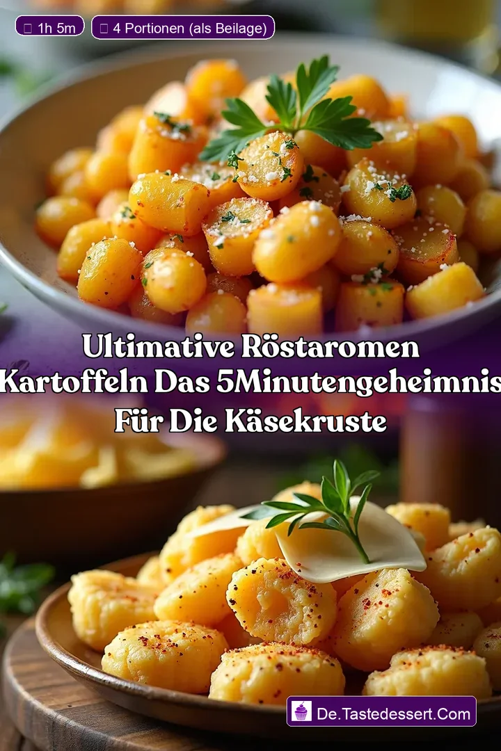 Ultimative R&ouml;staromen Kartoffeln Das 5MinutenGeheimnis f&uuml;r die K&auml;sekruste