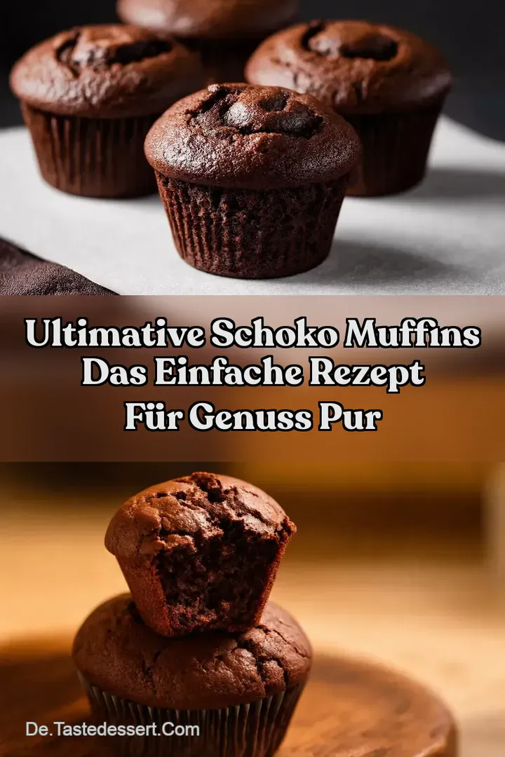 Ultimative Schoko Muffins Das einfache Rezept für Genuss pur