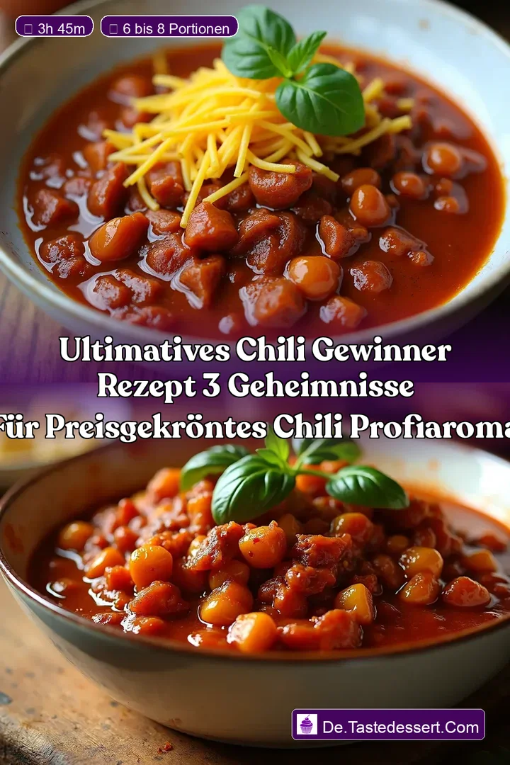 Ultimatives Chili Gewinner Rezept 3 Geheimnisse f&uuml;r Preisgekr&ouml;ntes Chili ProfiAroma
